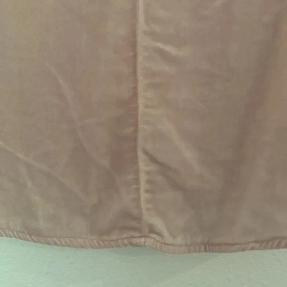 CUT Loose real velvet (silk and rayon) light pink short sleeve short Sz XS - Picture 8 of 8